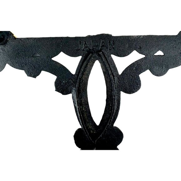 Vintage Cast Iron Ceramic Tile Trivet Sign Welcome to Our Home Rooster Japan - Picture 6 of 7